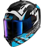 SHARK SHARK SPARTAN GT PRO CARBON ZARCO TRACK RACER Carbon White Blue