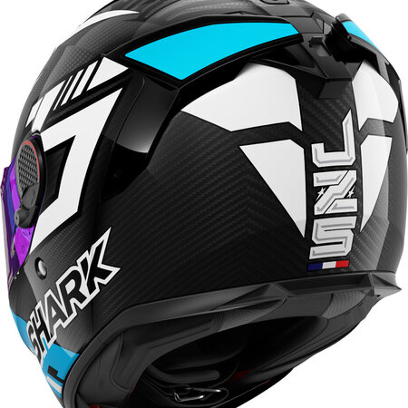 SHARK SHARK SPARTAN GT PRO CARBON ZARCO TRACK RACER Carbon White Blue