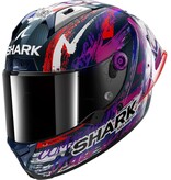 SHARK SHARK AERON-GP FIM RACING #1 REPLICA ZARCO SIGNATURE Carbon White Violet