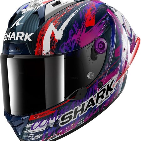 SHARK SHARK AERON-GP FIM RACING #1 REPLICA ZARCO SIGNATURE Carbon White Violet