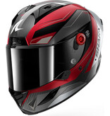 SHARK SHARK AERON MEKARIUM Carbon Red Silver