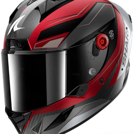 SHARK SHARK AERON MEKARIUM Carbon Red Silver