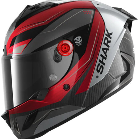 SHARK SHARK AERON MEKARIUM Carbon Red Silver