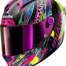 SHARK AERON FAWN Carbon Violet Yellow