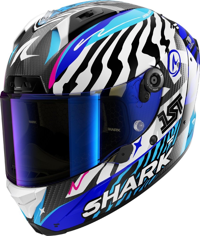 SHARK SHARK AERON SPEED-FANCY Carbon White Blue