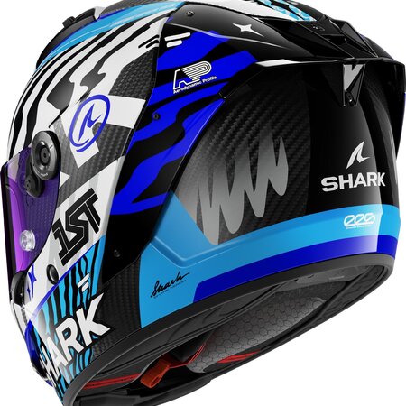 SHARK SHARK AERON SPEED-FANCY Carbon White Blue