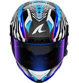 SHARK SHARK AERON SPEED-FANCY Carbon White Blue