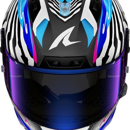 SHARK SHARK AERON SPEED-FANCY Carbon White Blue