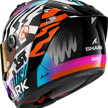 SHARK SHARK AERON SPEED-FANCY Carbon White Orange