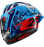 SHARK SHARK AERON-GP FIM RACING #1 REPLICA RAUL FERNANDEZ Blue Blue White