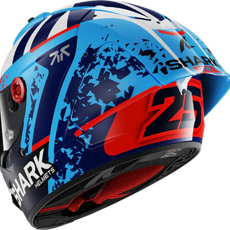 SHARK SHARK AERON-GP FIM RACING #1 REPLICA RAUL FERNANDEZ Blue Blue White