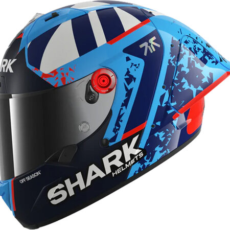 SHARK SHARK AERON-GP FIM RACING #1 REPLICA RAUL FERNANDEZ Blue Blue White