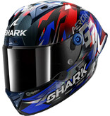 SHARK SHARK AERON-GP FIM RACING #1 REPLICA ZARCO VICTORY 2025 Carbon Blue Chrome