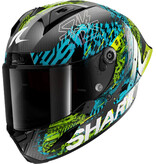 SHARK SHARK AERON-GP FIM RACING #2 SPEED-VIB Carbon Blue Green