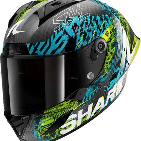 SHARK SHARK AERON-GP FIM RACING #2 SPEED-VIB Carbon Blue Green