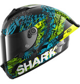 SHARK SHARK AERON-GP FIM RACING #2 SPEED-VIB Carbon Blue Green