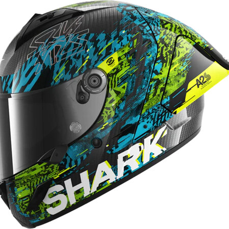 SHARK SHARK AERON-GP FIM RACING #2 SPEED-VIB Carbon Blue Green
