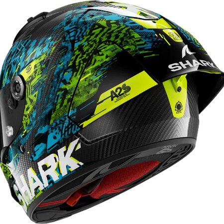 SHARK SHARK AERON-GP FIM RACING #2 SPEED-VIB Carbon Blue Green