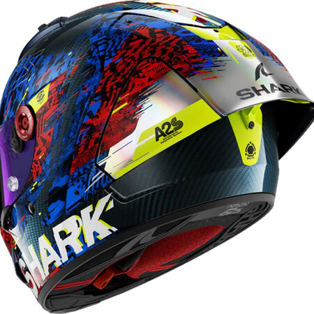 SHARK SHARK AERON-GP FIM RACING #2 SPEED-VIB Carbon Blue Red