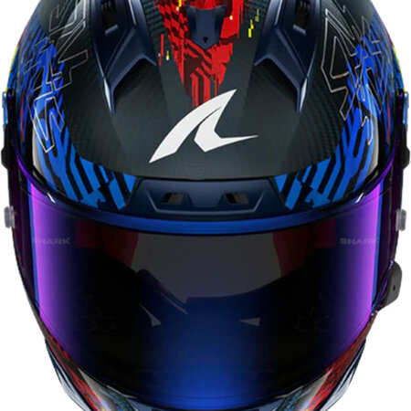 SHARK SHARK AERON-GP FIM RACING #2 SPEED-VIB Carbon Blue Red