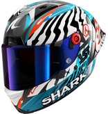 SHARK SHARK AERON-GP FIM RACING #2 SPEED-FANCY Carbon White Blue