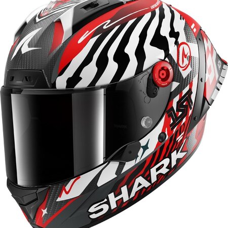 SHARK SHARK AERON-GP FIM RACING #2 SPEED-FANCY Mat Carbon White Red