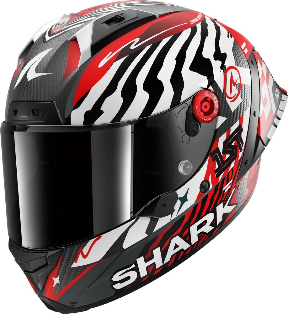 SHARK SHARK AERON-GP FIM RACING #2 SPEED-FANCY Mat Carbon White Red