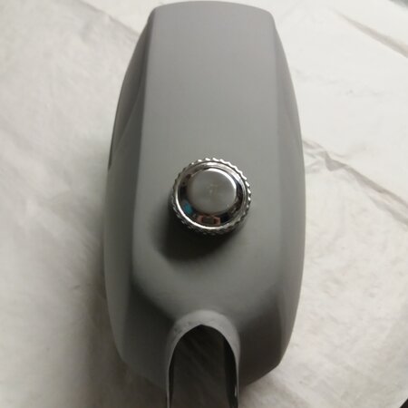 Kreidler A-tank blank,  met gratis rubber flappen.