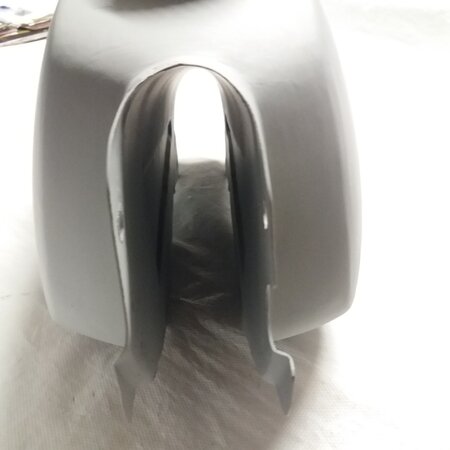 Kreidler A-tank blank,  met gratis rubber flappen.