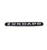 Zundapp Embleem woord [Zundapp] langwerpig alu/zwart 517