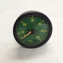 Zundapp kilometerteller groen tot 60km origineel VDO  km stand. 84457