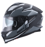 Rocc ROCC 390 integraalhelm met matte decoratie zwart/wit/grijs