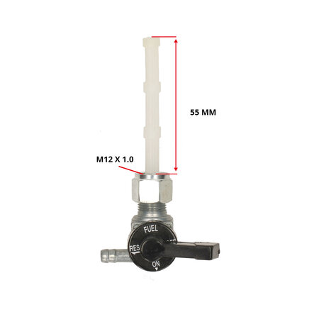 Benzinekraan M12x1 Tomos A3/ A35