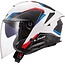 LS2 LS2 OF618 Verso II Air Jet Helm wit/blauw/rood