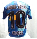 voetbalschirt maat M Lamine Yamal blauw voetbal shirt maat M Lamine Yamal  /blauw