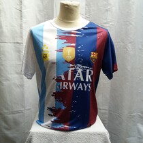 Voetbalshirt maat XL /Messi /wit /blauw
