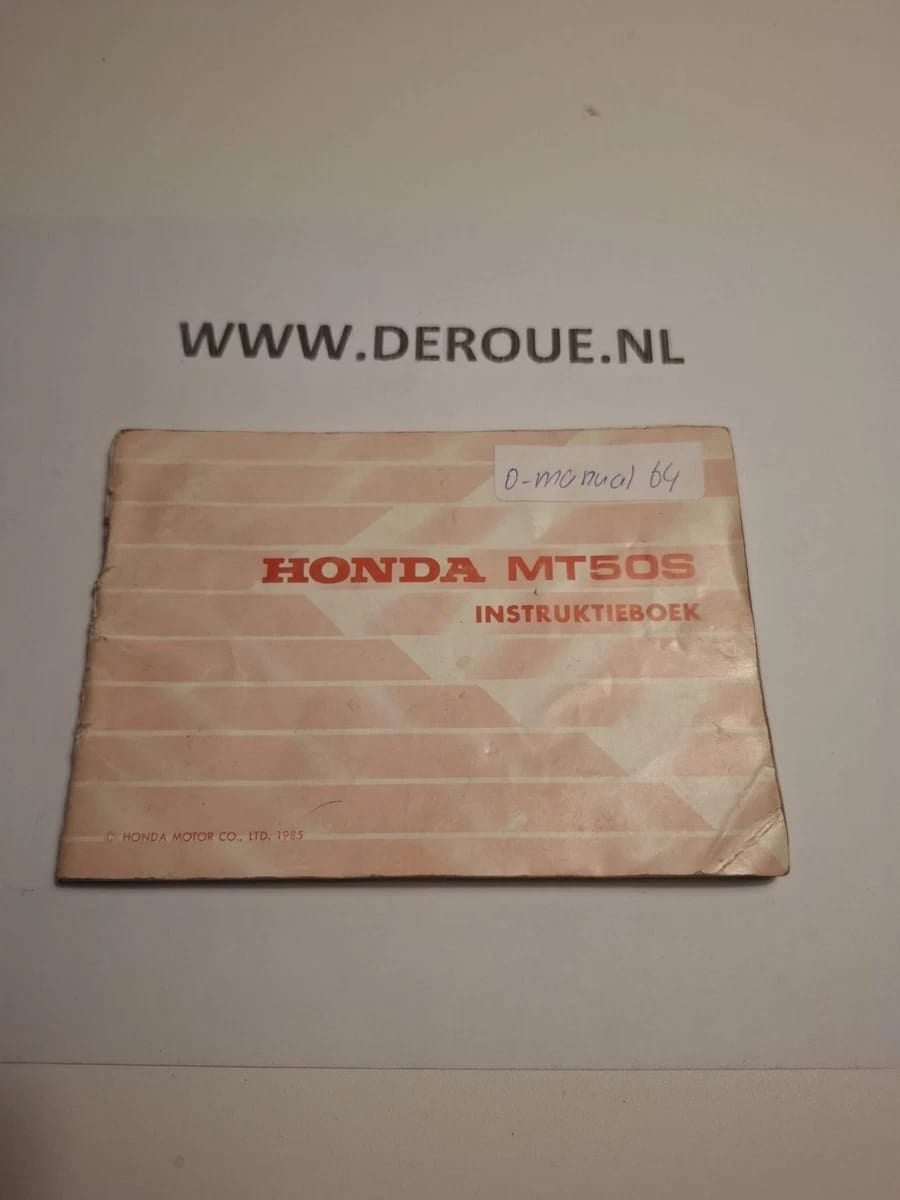 64 werkplaats boekje Honda MT50S/gebruikt 64 werkplaats boekje Honda MT50S/gebruikt