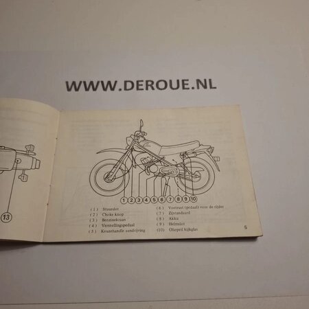 64 werkplaats boekje Honda MT50S/gebruikt 64 werkplaats boekje Honda MT50S/gebruikt