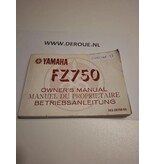 13 werkplaats handboekje YAMAHA FZ750 1988 gebruikt 13 werkplaats handboekje YAMAHA FZ750 1988 gebruikt
