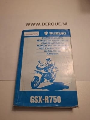 227 werkplaats handboekje SUZUKI GSX-R750 1996-1999 gebruikt 227 werkplaats handboekje SUZUKI GSX-R750 1996-1999 gebruikt