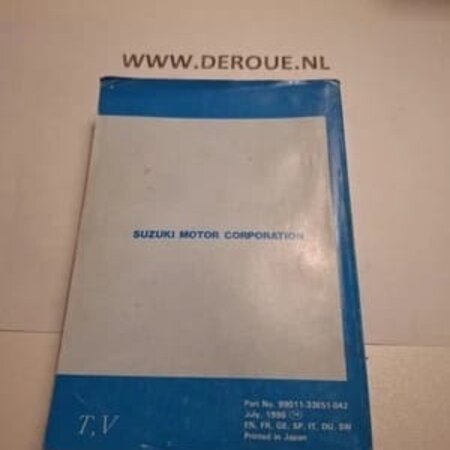 227 werkplaats handboekje SUZUKI GSX-R750 1996-1999 gebruikt 227 werkplaats handboekje SUZUKI GSX-R750 1996-1999 gebruikt