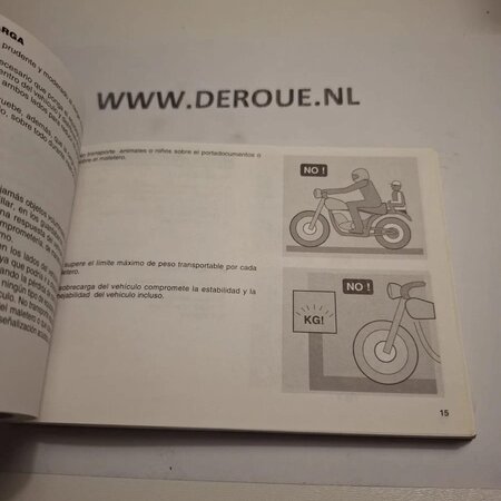 233 wp.handboekje APRILIA RALLY 50/ RALLY 50 CATALITICA 233 wp.handboekje APRILIA RALLY 50/ RALLY 50 CATALITICA