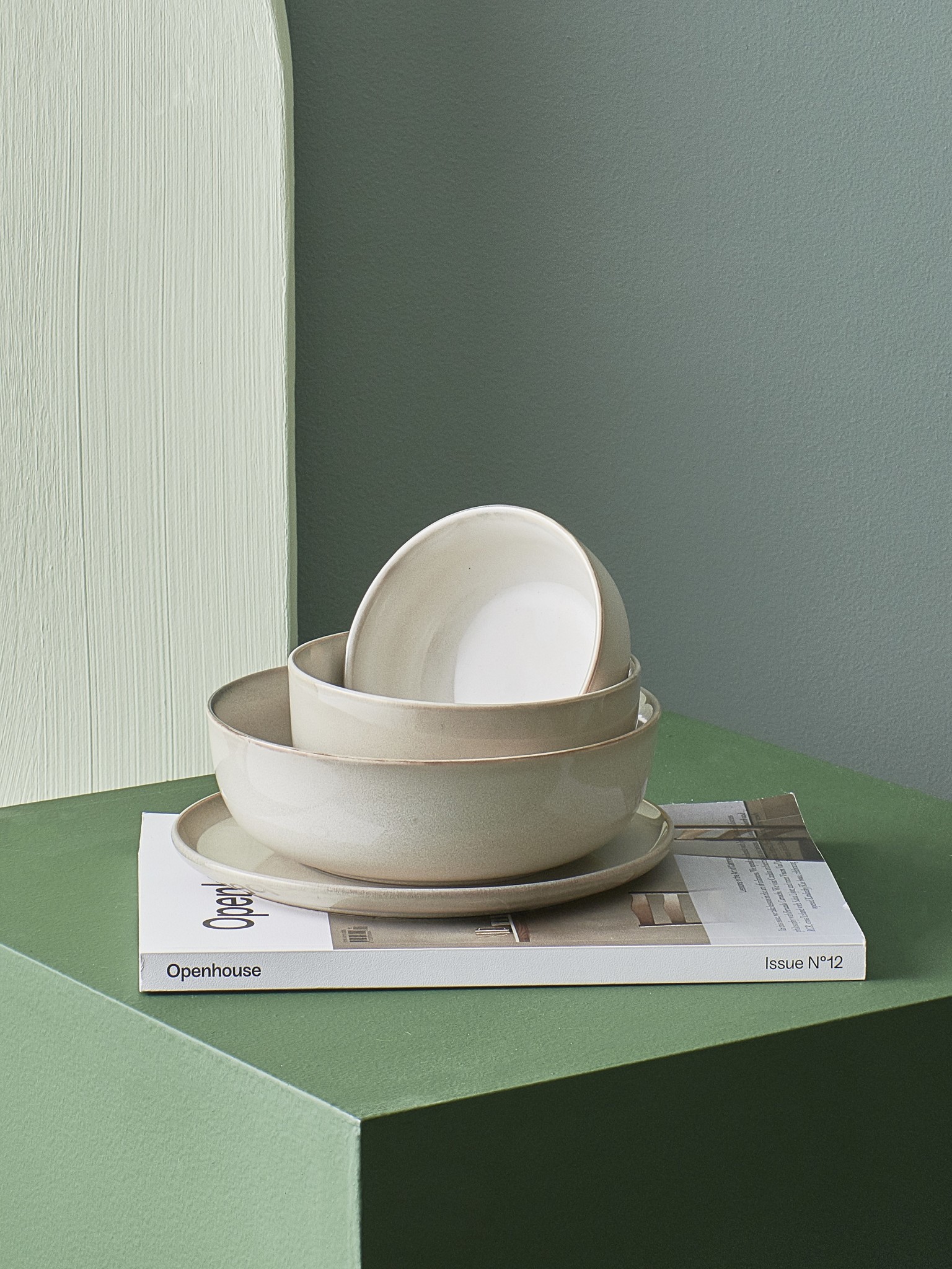 RELIC kom 12 cm naturel (set/4) - SP47447