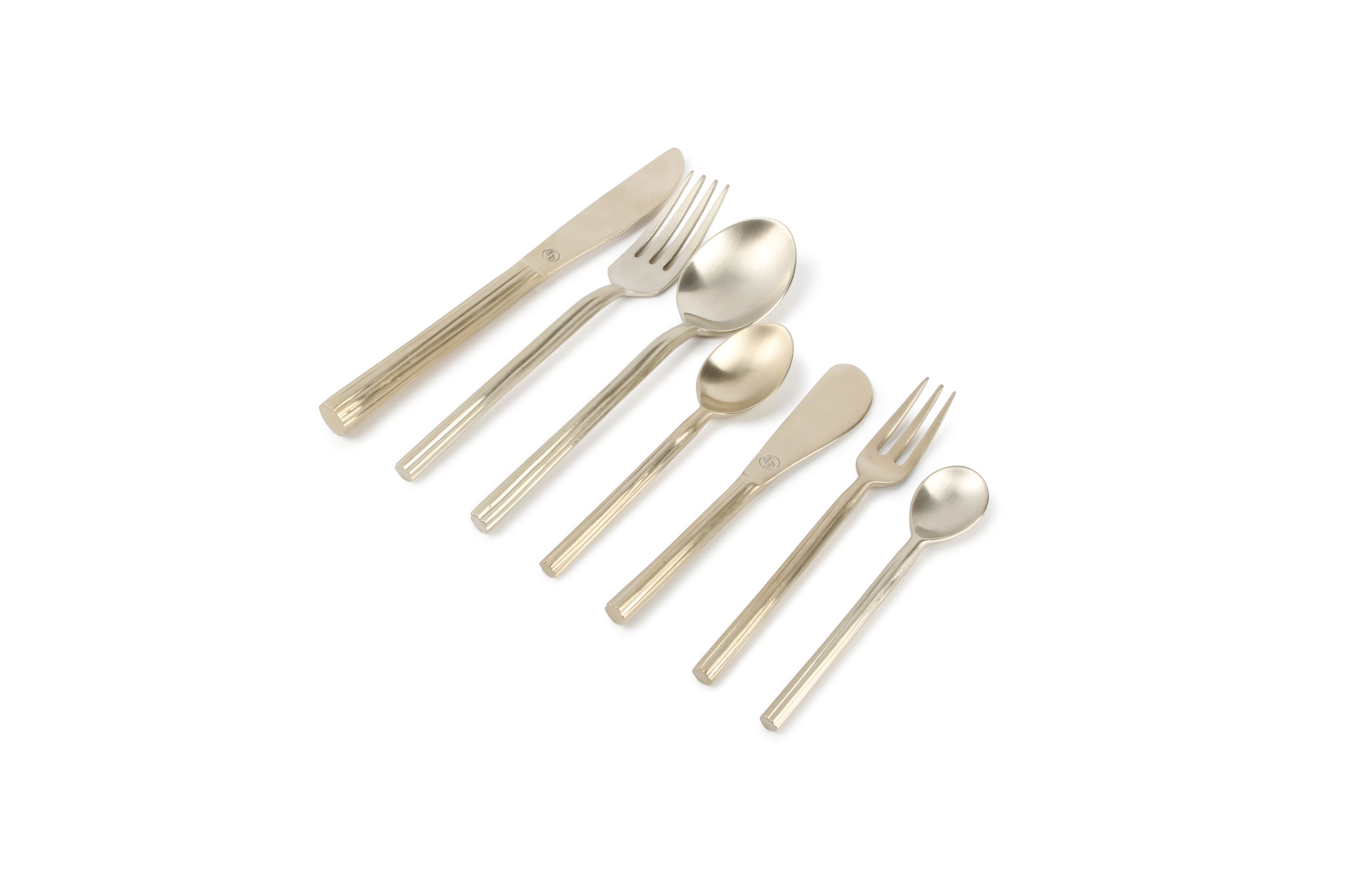 ORO dinermes 20,5 cm messing 785320 (set/4)