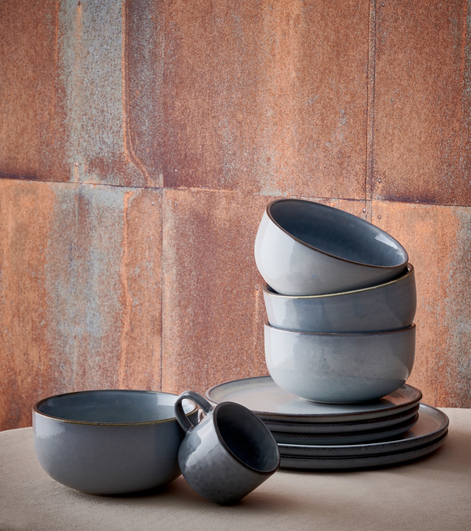 RELIC II kom 12 cm blauw (set/4) 850565
