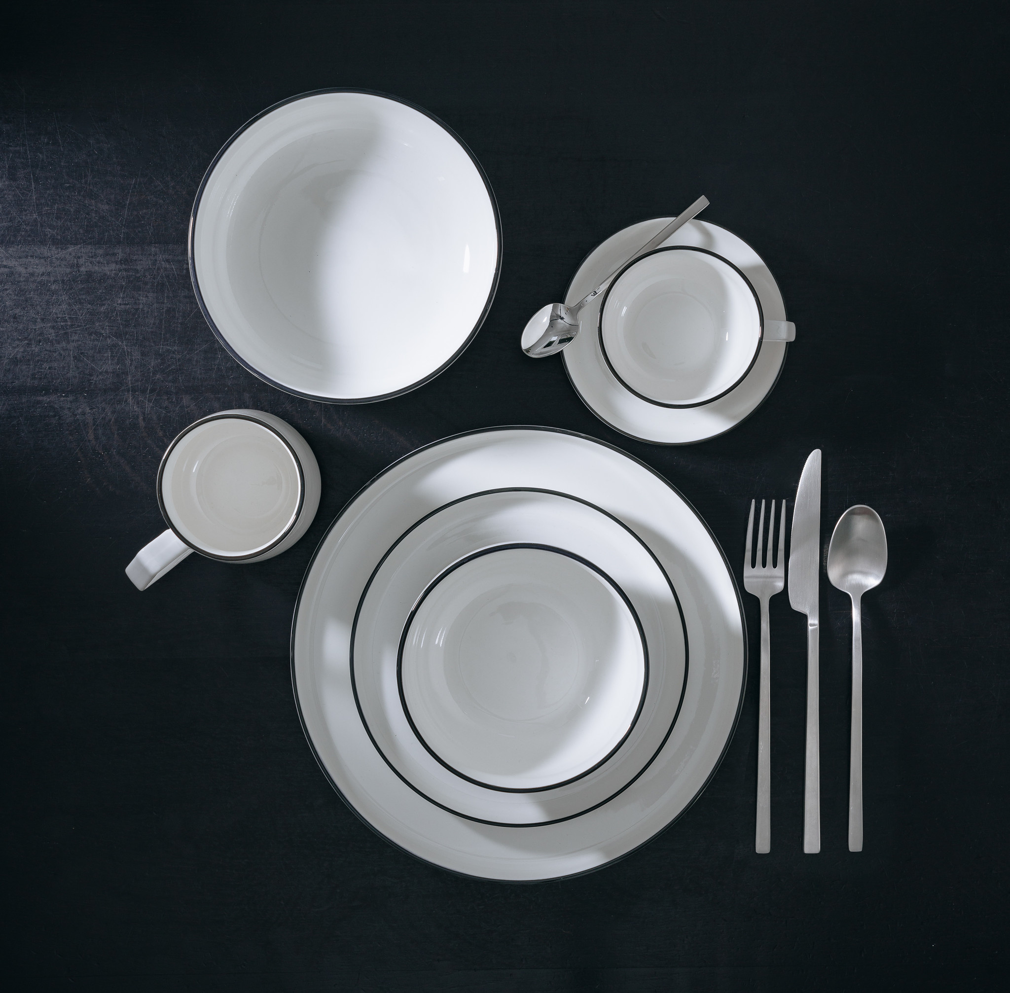 STUDIO BASE kom 14 cm wit (set/4) 850010