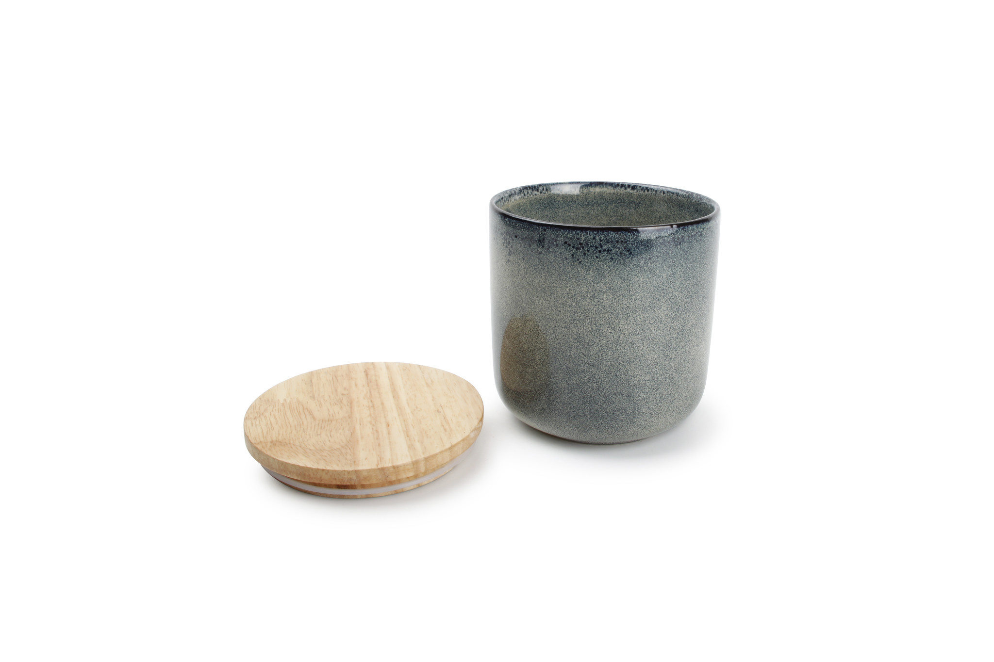 MERIDIAN voorraadpot 12 cm groenblauw - 850609