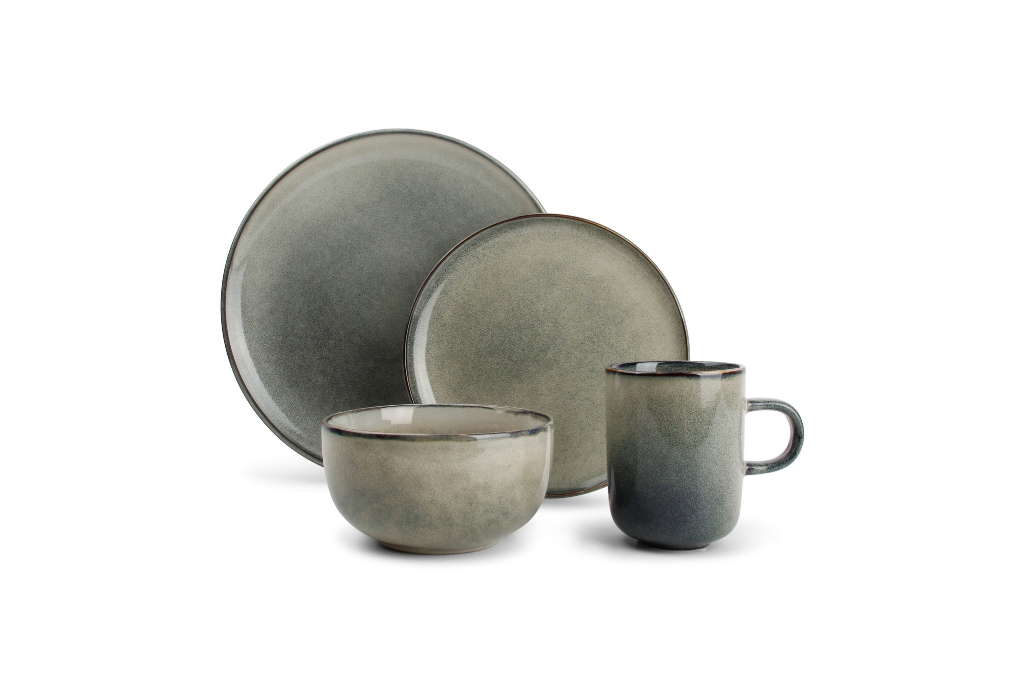 MERIDIAN 16-delige serviesset groenblauw - 850616