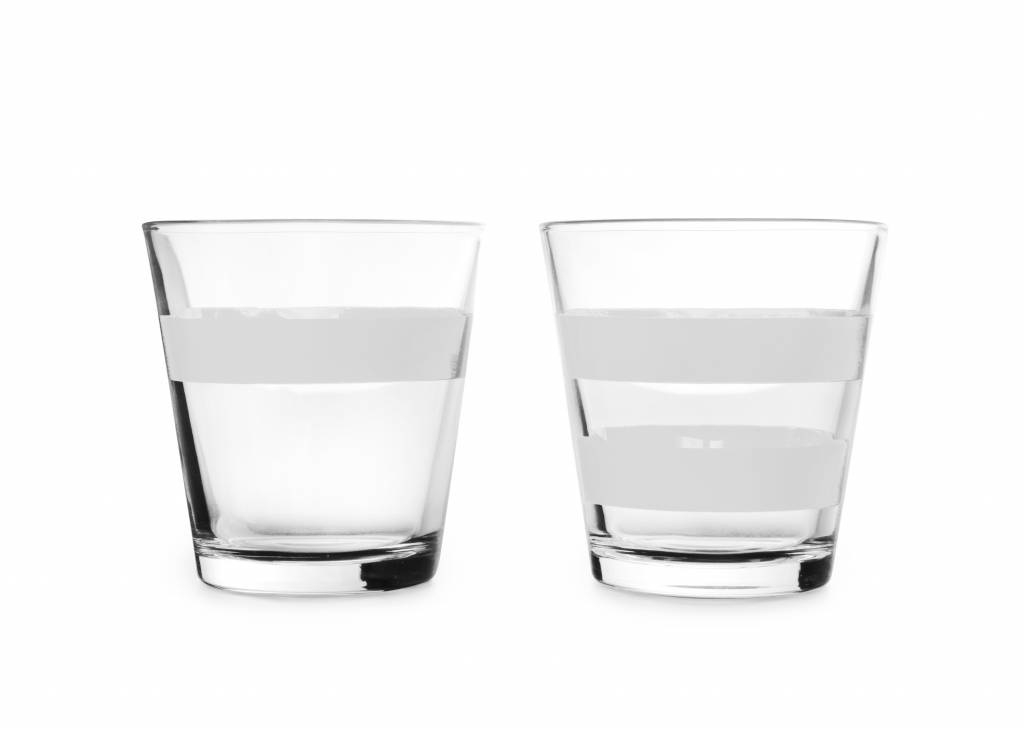 STRIPELESS drinkglas 265 ml(wit) set/4 800764