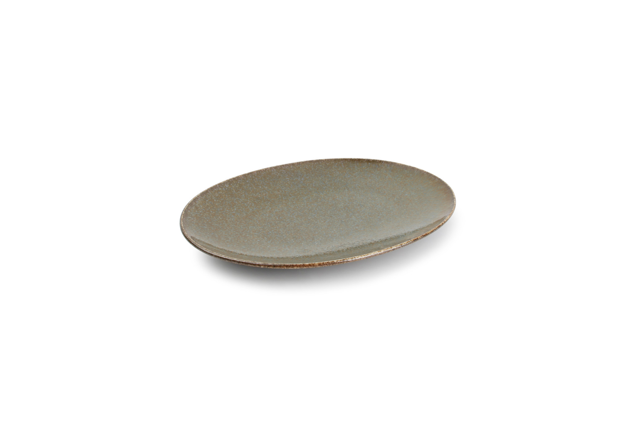CIRRO plat bord ovaal 24 cm - Green multi (740555)